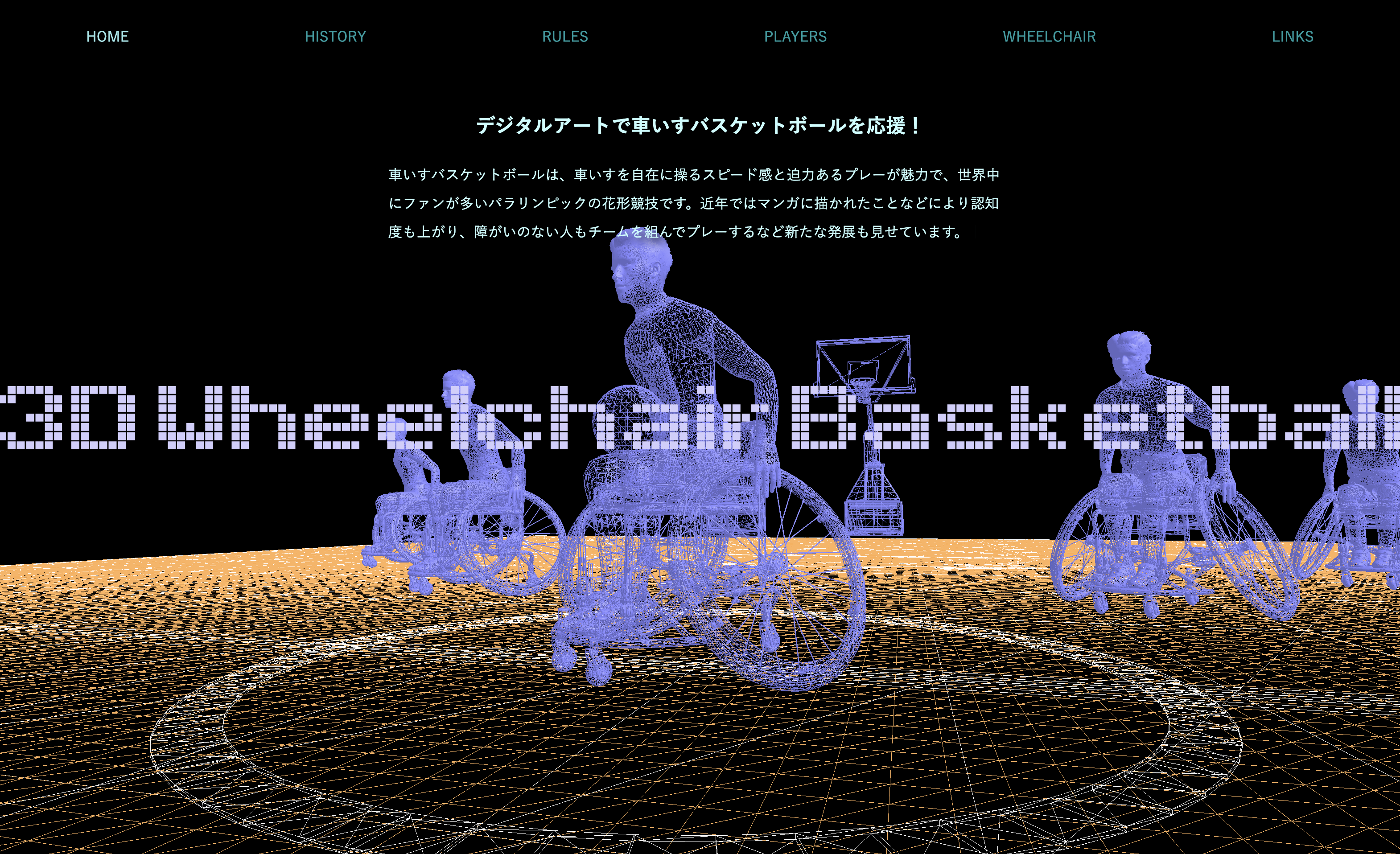 3D Wheelchair Basketball Web